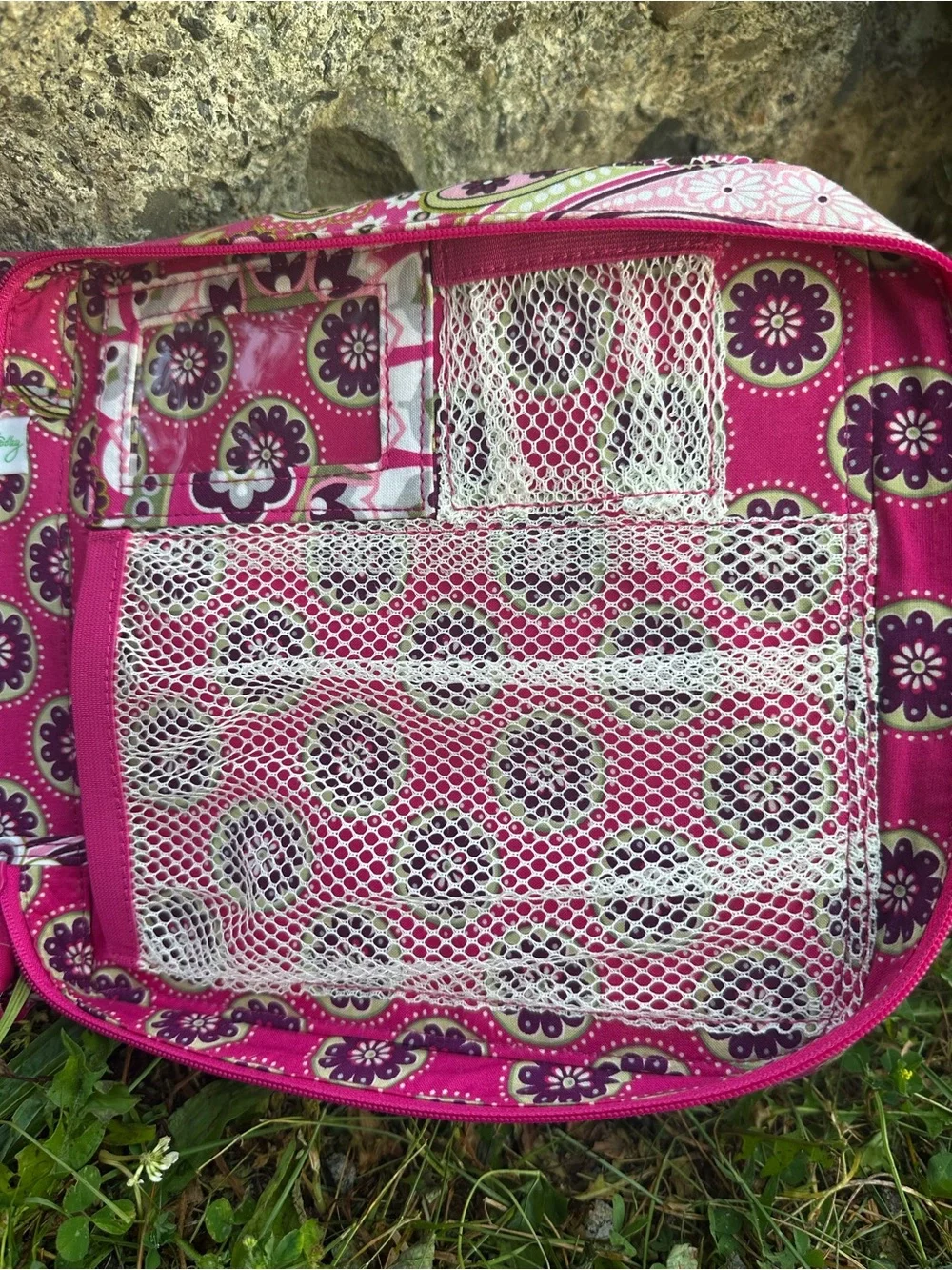 Vera Bradley Very Berry Paisley Tech Organizer